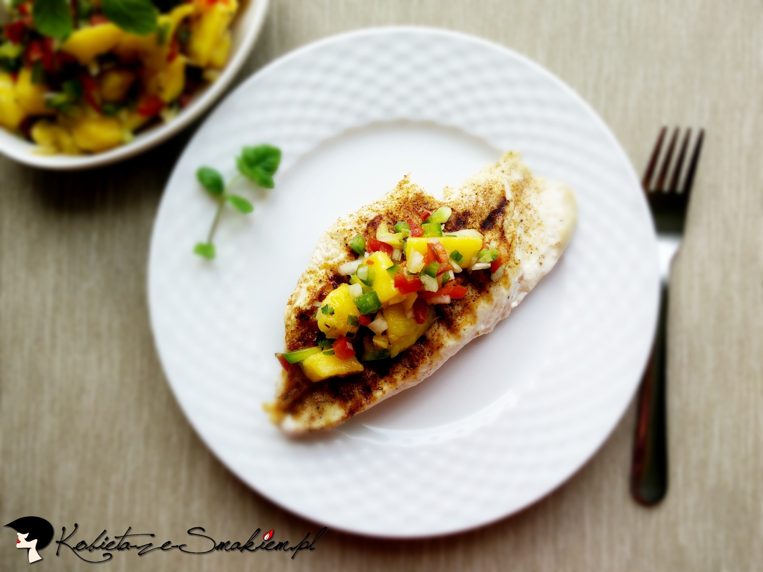Grillowany kurczak z salsą mango — zdjęcie 3