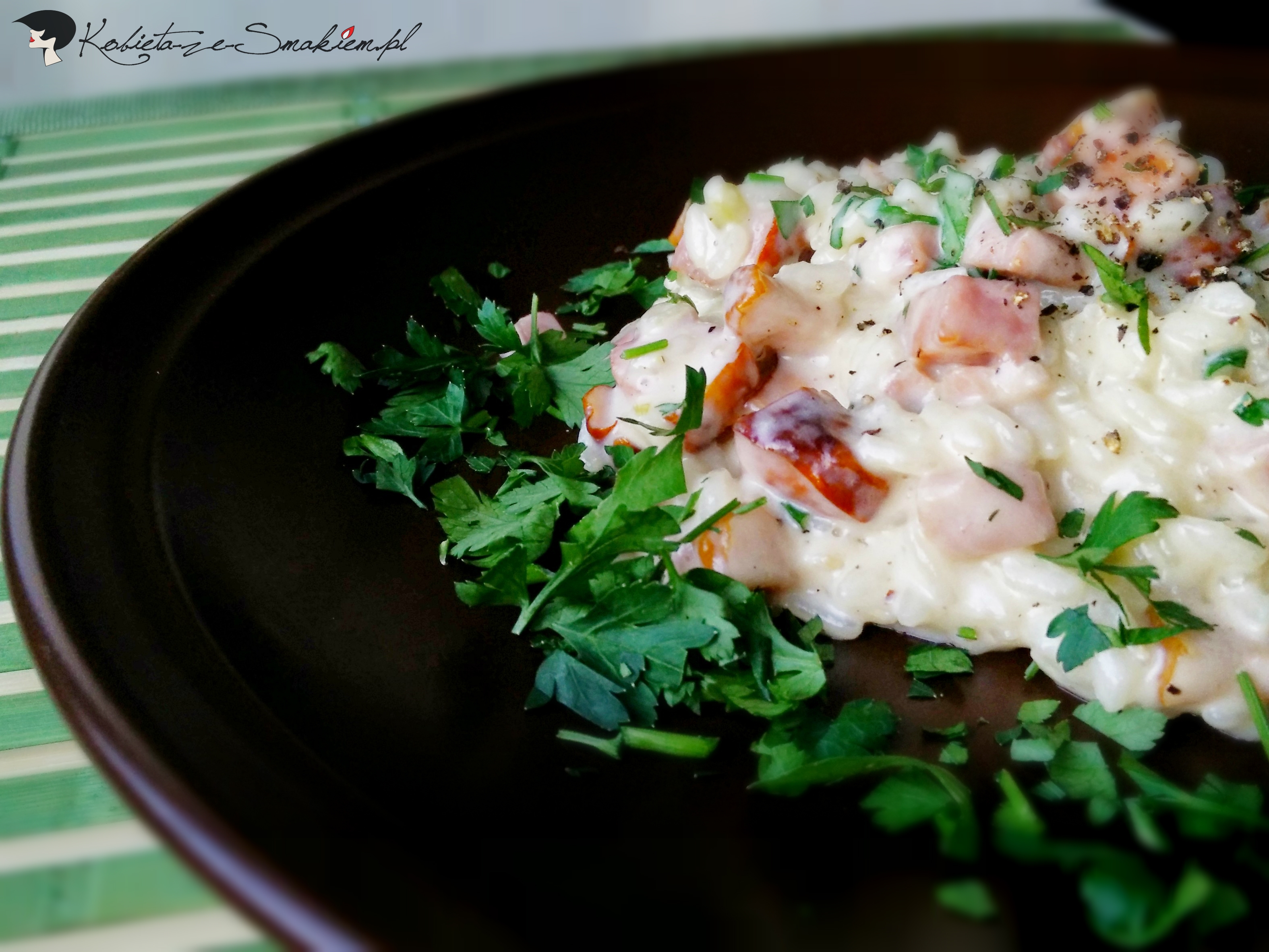 Risotto carbonara