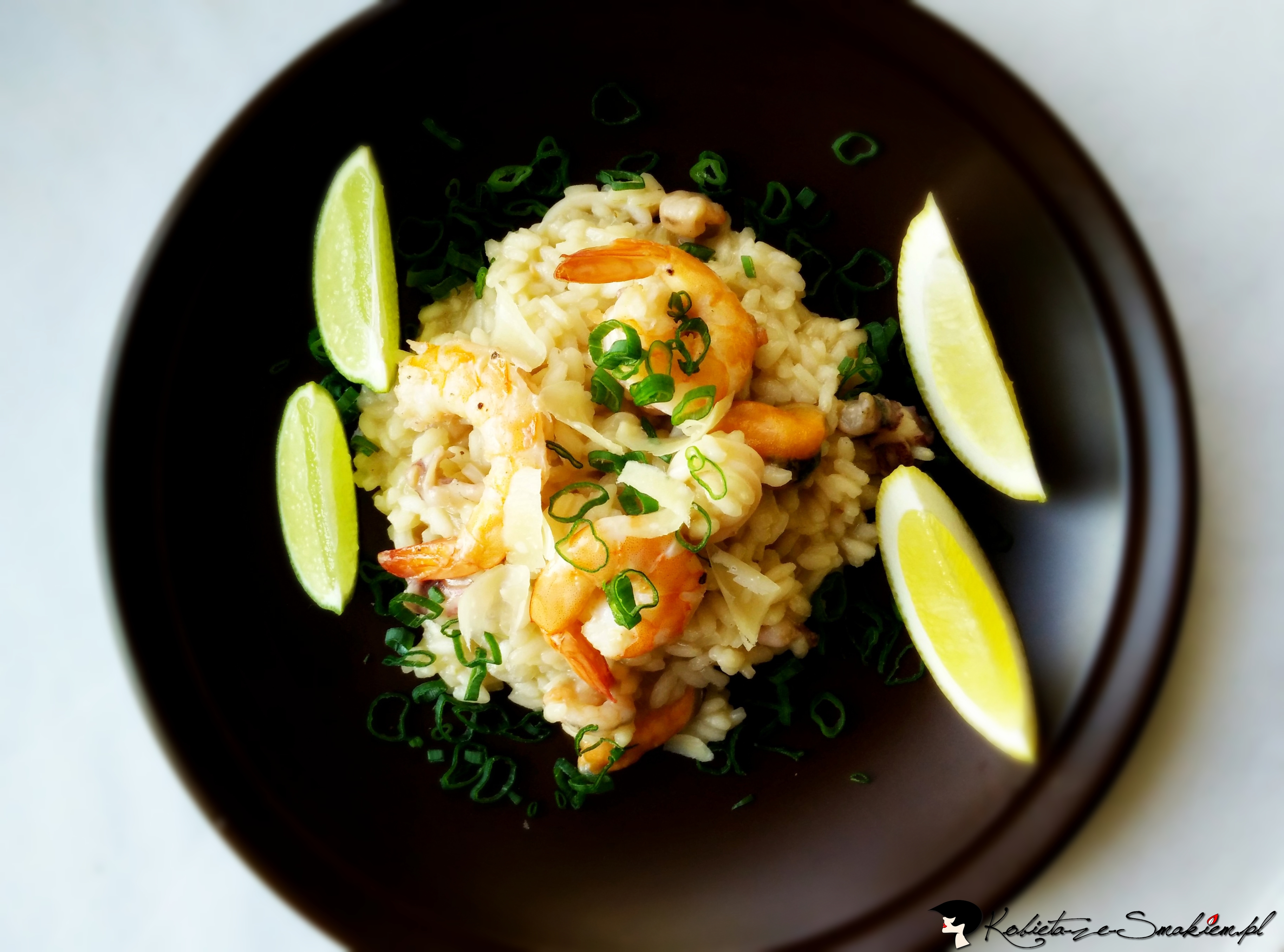 Risotto z owocami morza